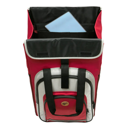  Andersen Shopper Royal Alu Klappbar Mit 3-Speichenrad Ø 25cm Und 62 Liter Tasche Hydro 2.0 Rot Mit Kühlfach