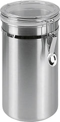  Metaltex Vorratsdose Mit Acryldeckel, 2,0 Liter, Silber