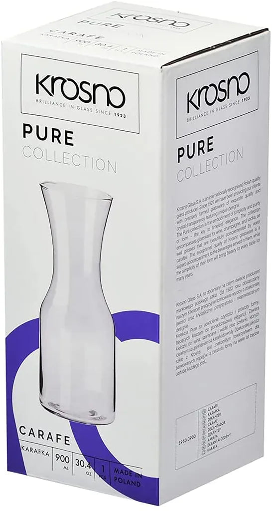  KROSNO Pure Wasser Regenbogen Karaffe Dekanter, 900 Ml