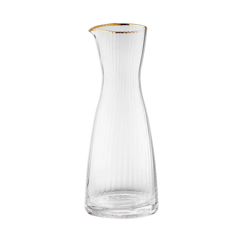  BUTLERS GOLDEN TWENTIES Karaffe Mit Goldrand Und Rillen 1l