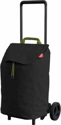  Gimi Einkaufstrolley Easy Aus Stahl/Kunststoff/Polyester In Farbe Schwarz, 40 L, Tragkraft 30 Kg