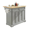  SoBuy FKW71-HG Kücheninsel Küchenwagen Mit Erweiterbarer Arbeitsplatte Küchenschrank Servierwagen Holz BHT Ca.: 115x92x46-71cm