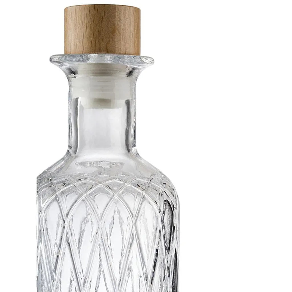  APS Glaskaraffe DIAMOND 0,8 Liter Glasklar
