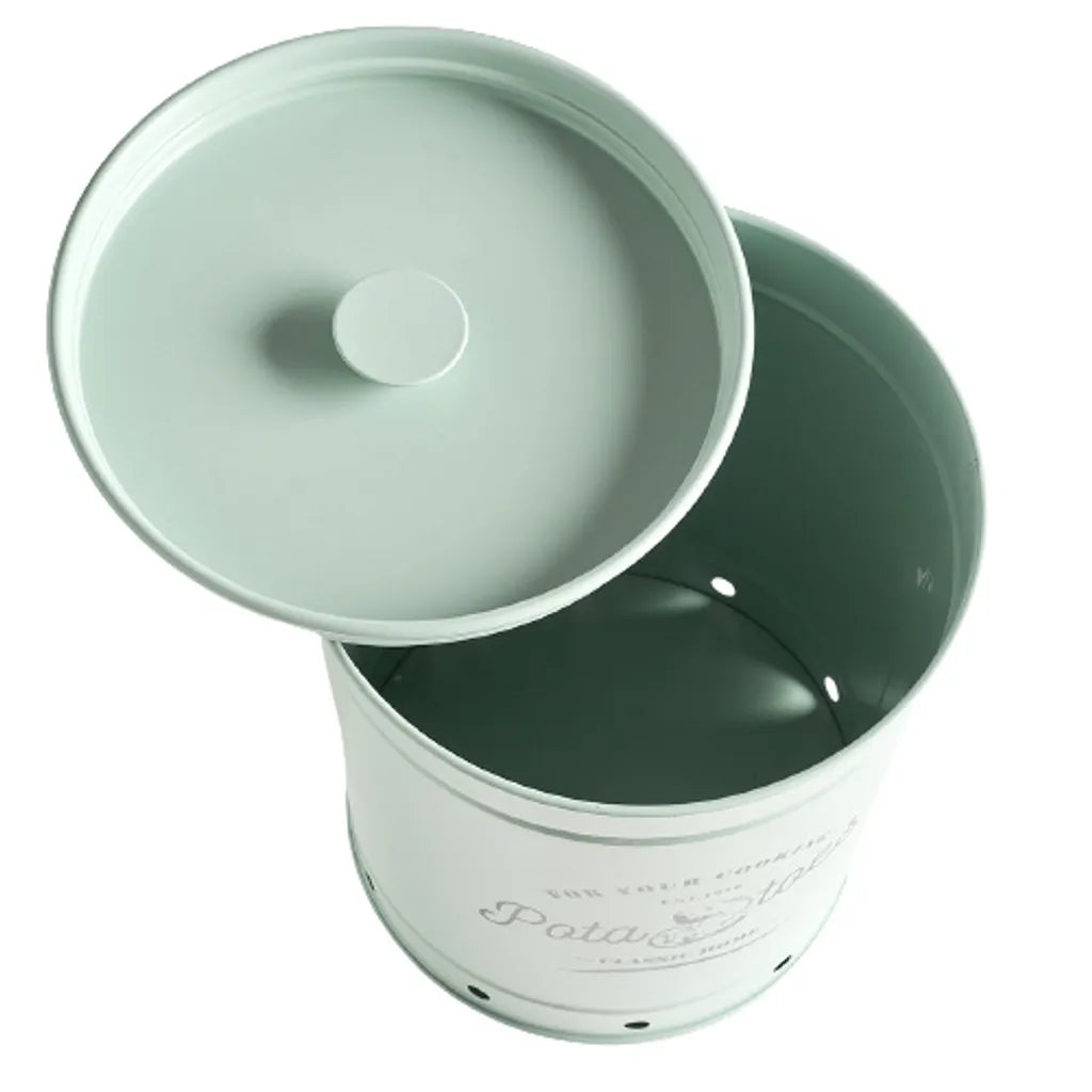  Zeller Present Vorratsdose Kartoffel Metall Ø16cm, Mint
