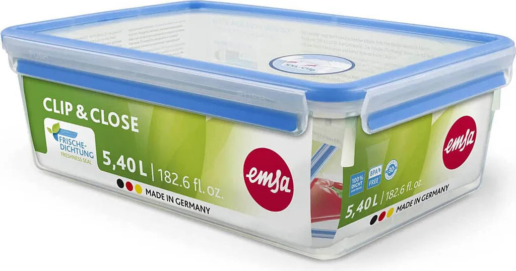  Emsa Frischhaltedose CLIP & CLOSE 5,50 Liter Transparent