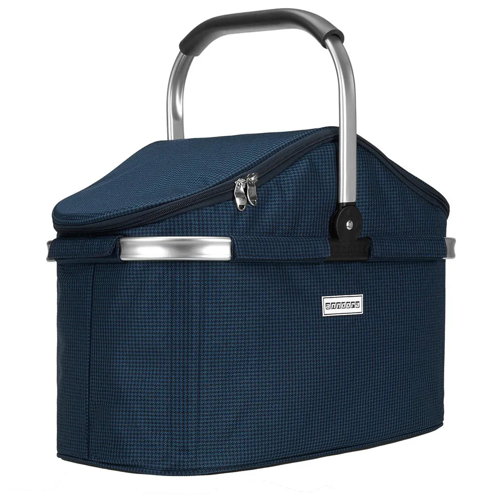  Kühlkorb 25 Liter Blau Hahnentritt - Hahnentritt
