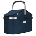  Kühlkorb 25 Liter Blau Hahnentritt - Hahnentritt