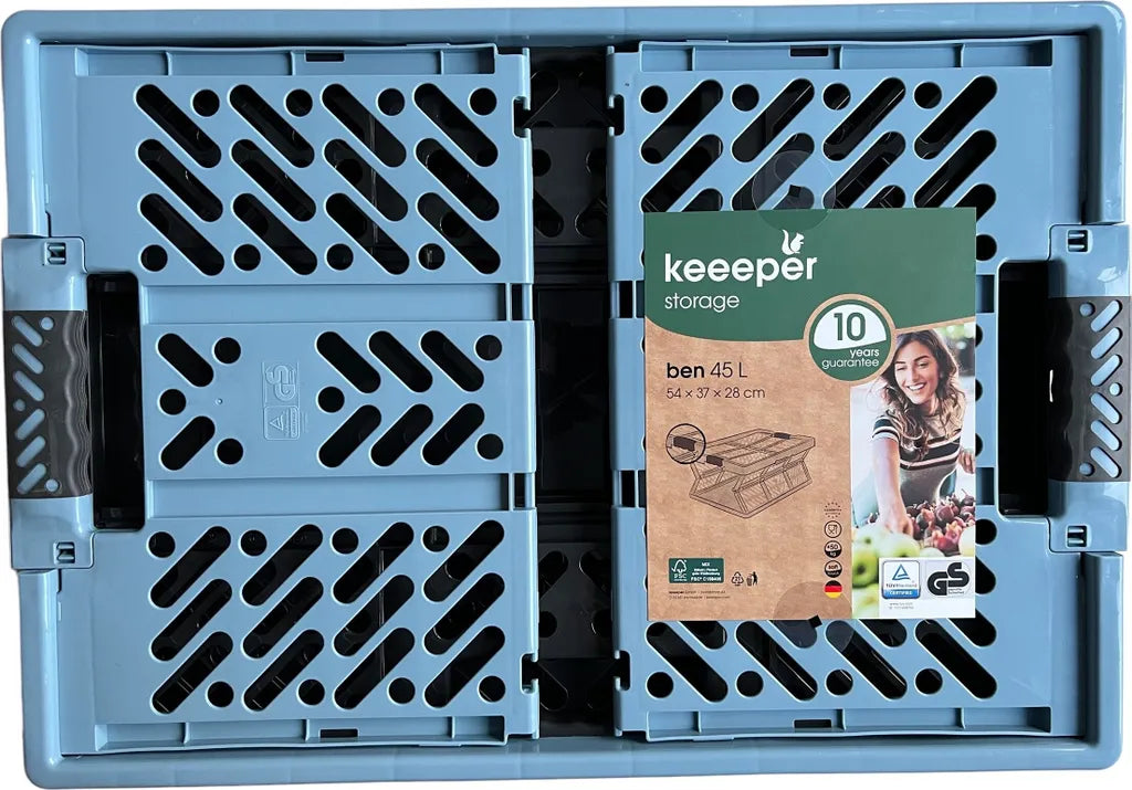  Keeeper Profi-Klappbox "ben" 45 Liter Nordic-blue