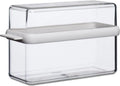  Mepal - Stora Knäckebrotbox - Aufbewahrungsbox Für Cracker & Knäckebrot - Luftdichte Knäckebrotbox Mit Deckel - Ideal Zur Aufbewahrung Einer Packung Knäckebrot - 1600 Ml - Weiß