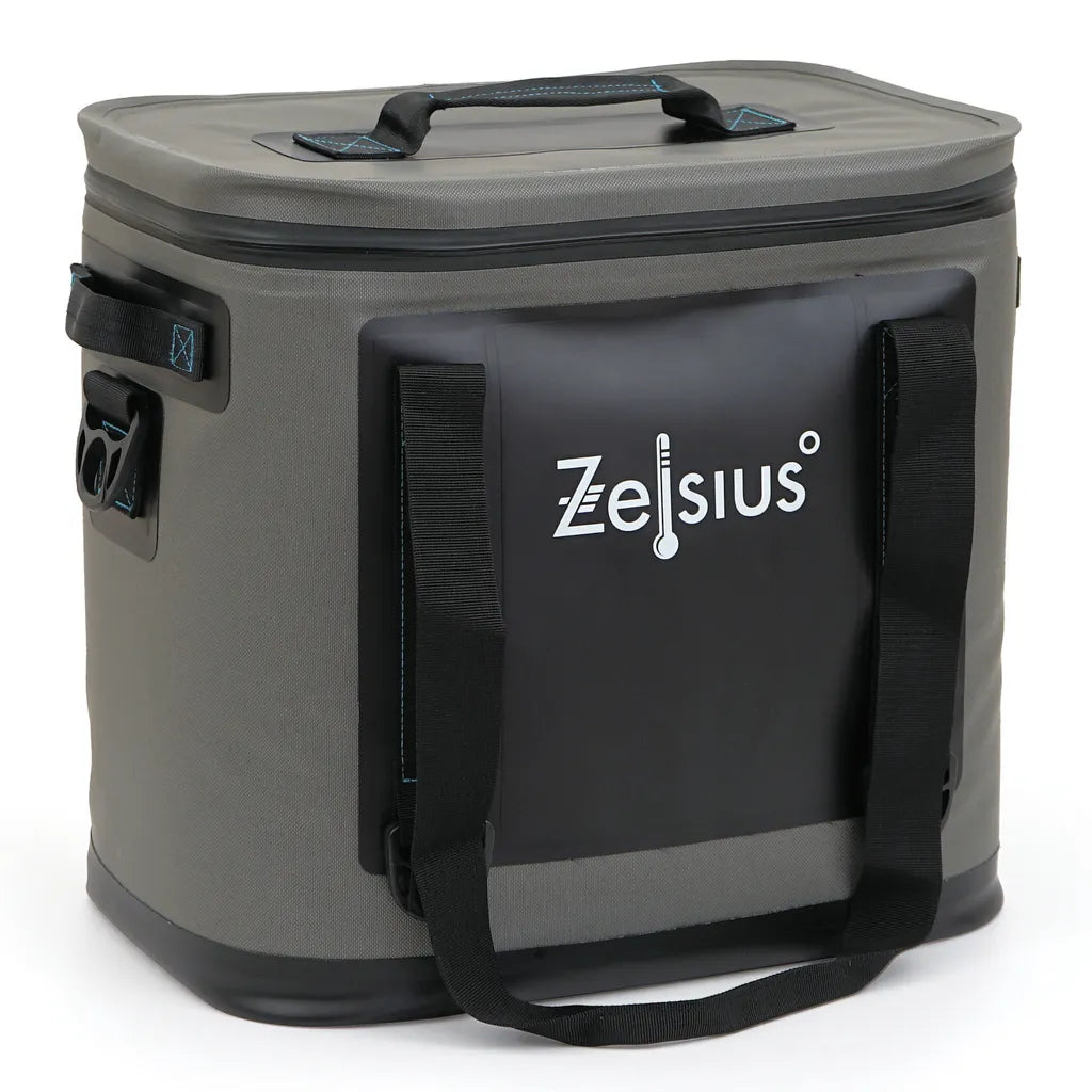  Zelsius Soft Kühltasche Grau 20 Liter | Leicht Und Wasserdicht