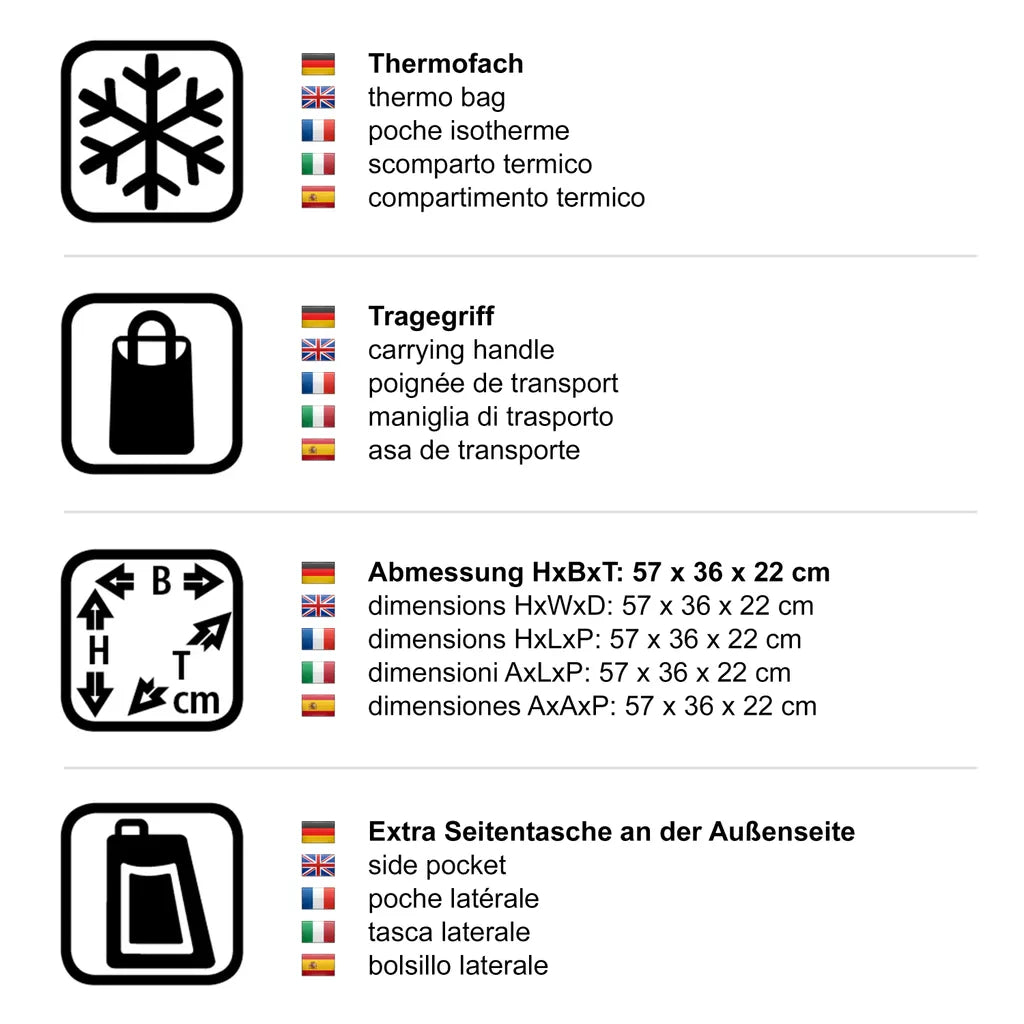  Andersen Einkaufstrolley Royal Sondermodell Aus Stahl Mit Metallspeichenrad 25 Cm Und 45 Liter Einkaufstasche Wismar Schwarz/blau Mit Kühlfach