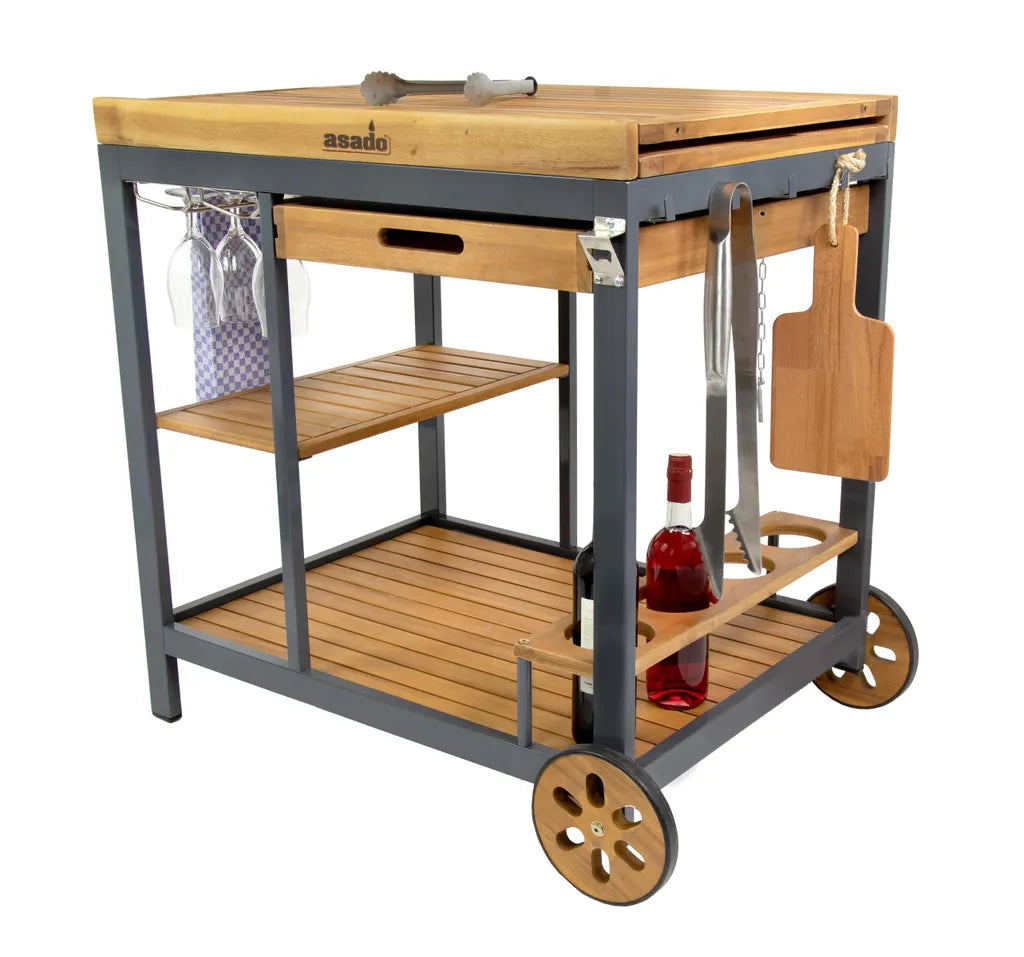 Asado Grilltisch Servierwagen Ally