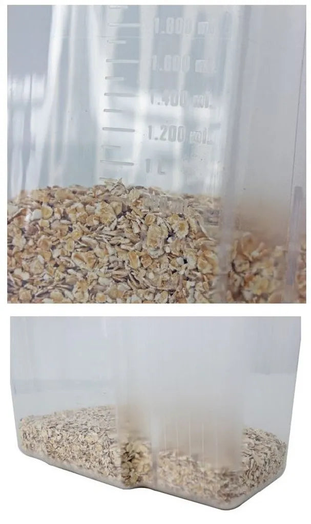  Vorratsdose Transparent Als Streudose Schüttdose Mit Farbigem Deckel 1200 Ml