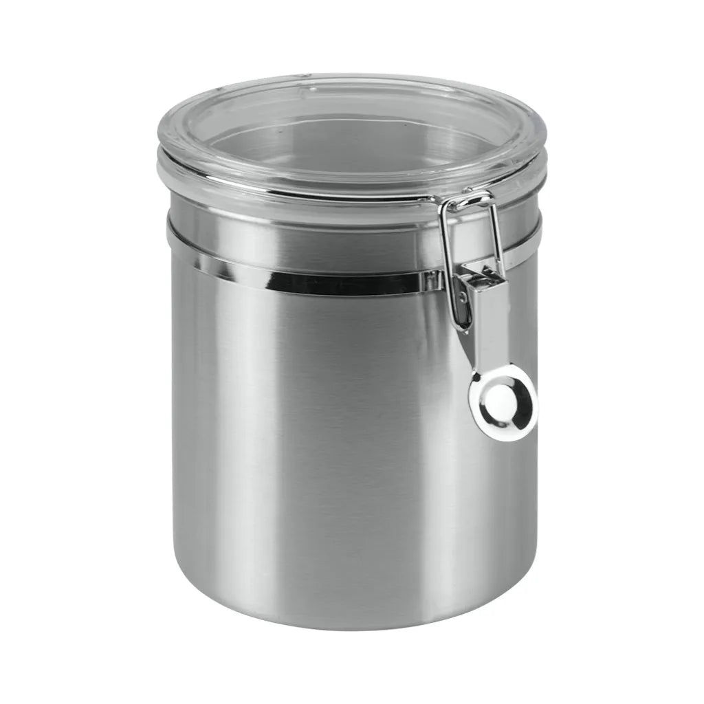  Metaltex Vorratsdose Mit Acryldeckel, 2,0 Liter, Silber