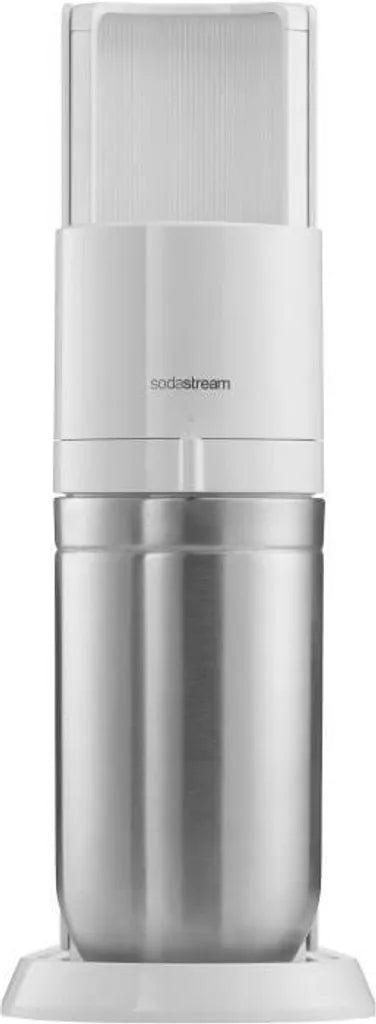  SODASTREAM DUOBICB - Weiße DUO-Maschine Pack 4 Flaschen (2 DUO-Dekanter + 2 Fuse LV) + 1 CQC-Austauschzylinder