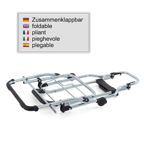  Andersen Shopper Royal Treppensteiger Stahl Klappbar Mit Rad Ø 3x13 Cm Und 45 Liter Tasche Wismar Silbergrau Mit Kühlfach