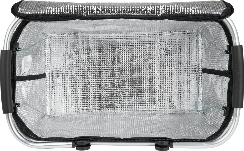 ONVAYA® Einkaufskorb Faltbar Mit Kühlfunktion | Schwarz | Faltkorb Mit Deckel | Isolierkorb | Einkaufstasche | Klappkorb | Thermokorb Klappbar