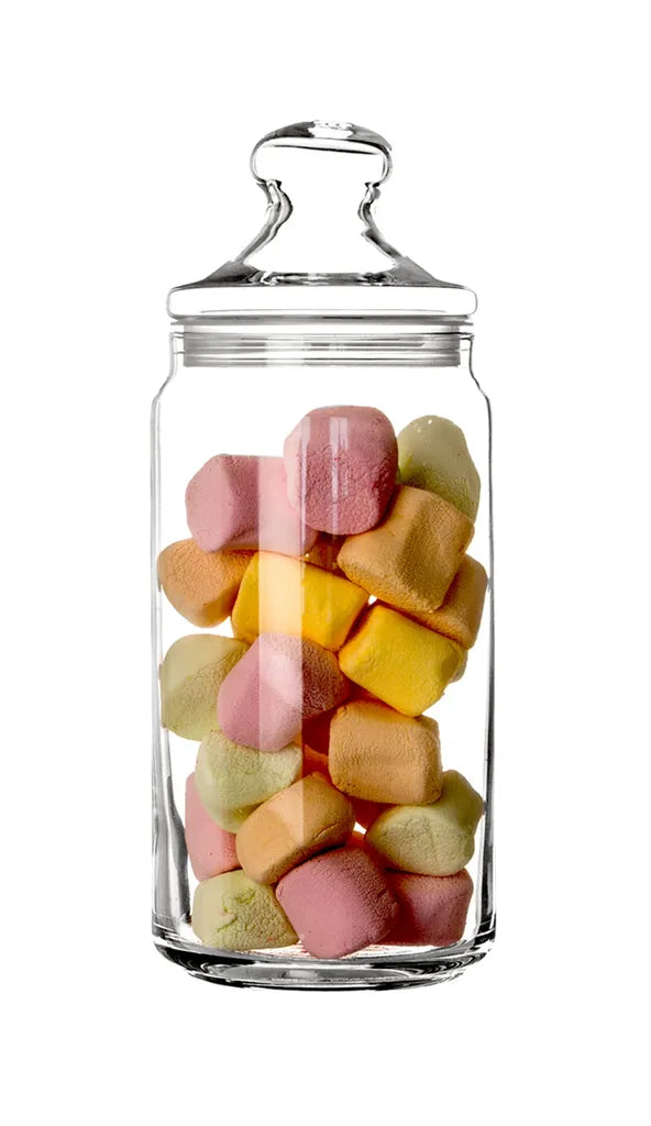  Luminarc ARC 12252 Pot Club Dose Mit Deckel, Vorratsglas, Bonbondose, 1.5 Liter, Glas, Transparent, 1 Stück