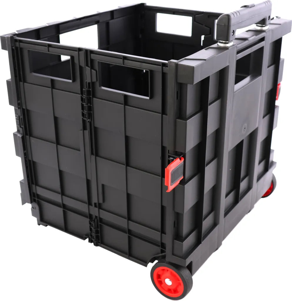  Einkaufswagen Korb Transporter Einkaufstrolley Mit Räder Klappbarer Teleskopgriff Aluminium Kunststoff 40 X 36 X 95 Cm Klappwagen