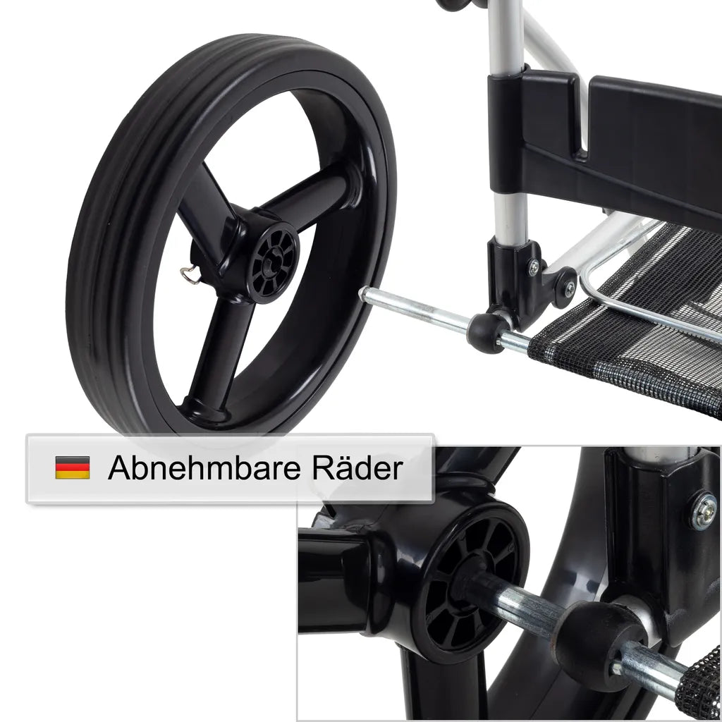  Andersen Shopper Royal Alu Klappbar Mit 3-Speichenrad Ø 25cm Und 45 Liter Tasche Malit Rot Mit Kühlfach