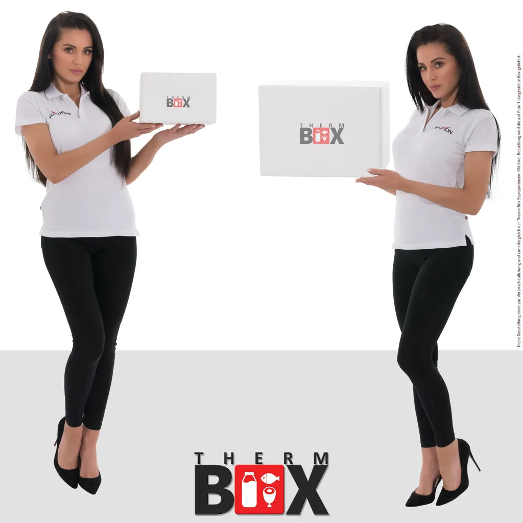  THERM BOX SET 19 & 2 Liter Styroporbox Mit Deckel Thermobox Für Essen & Getränke - Styropor Kühlbox Warmhaltebox