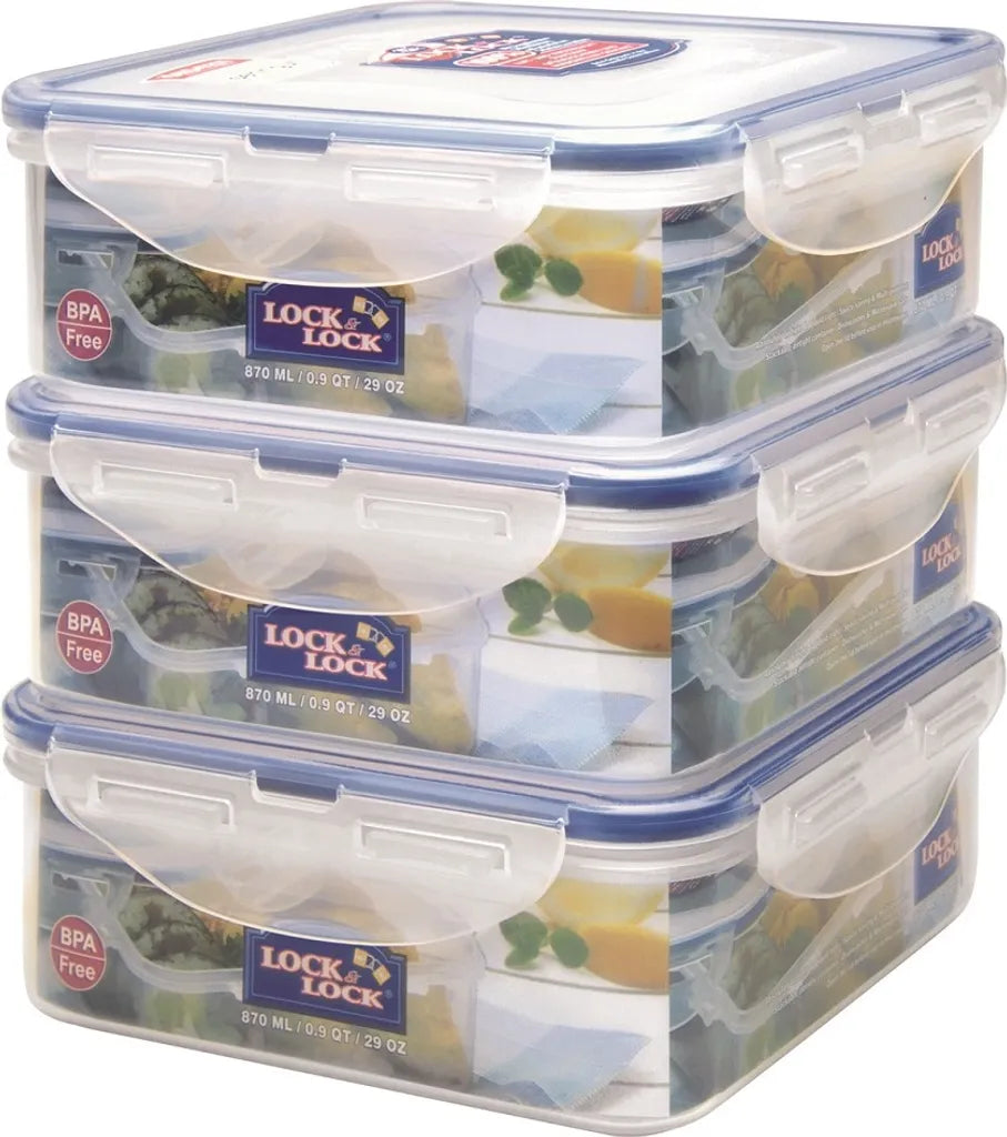 Lock & Lock LocknLock Classic Vorteilspack 3tlg. 2,61L 3 X HPL823 (870ml) HPL823O3