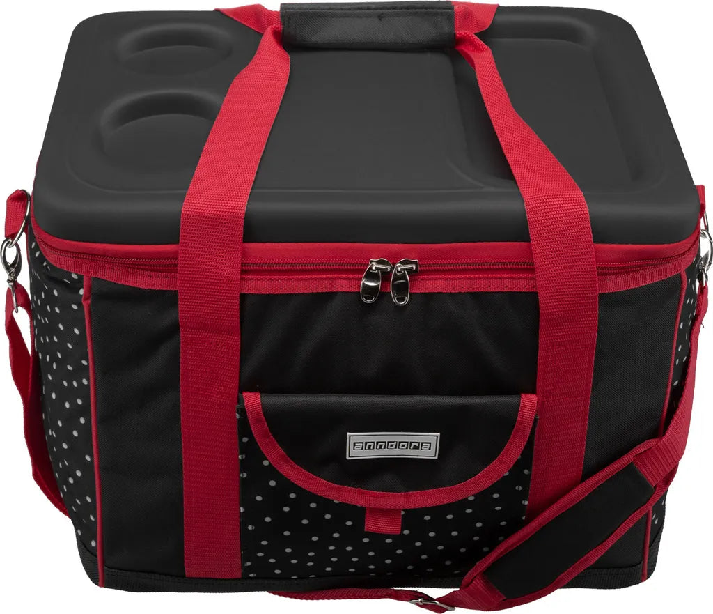  Riesige Kühltasche Picknicktasche XL Schwarz Weiß - Snövit - Schwarz